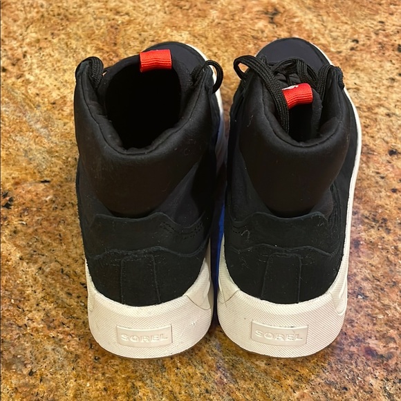 Sorel ONA 503 Mid Black Sneakers Women’s 7.5 EU 38.5 - Picture 2 of 6